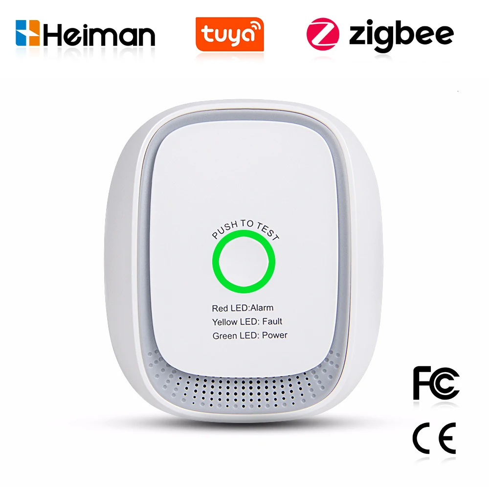 Home Security Alarm - HEIMAN Zigbee Tuya 可燃性ガスセンサー 天然ガス漏れ LPG