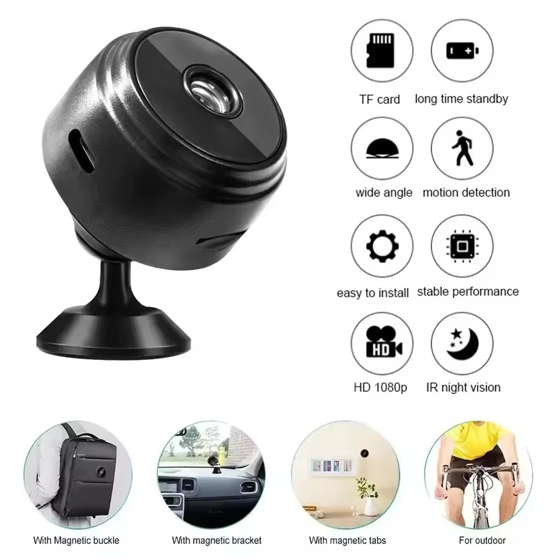 Home Security News - A9 ミニ WiFi HD 1080P セキュリティカメラワイヤレス監視保護リモートモニター監視ビデオカメラ幼児ペット家庭用
