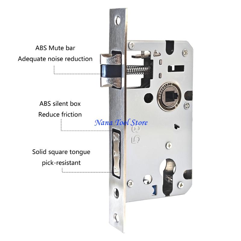 Home Security Door - 31GJ アップグレード亜鉛合金ドアハンドルロックセットキー付きエントリードアロック室内ドアロックセット家のセキュリティと強化を強化