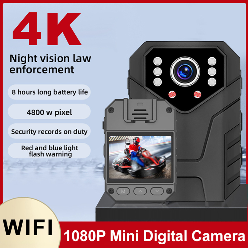 Home Security News - 1080P フル HD ミニカメラ 2 インチ画面ナイトビジョンビデオレコーダーセキュリティ警察ボディカムホーム監視小型ビデオカメラ