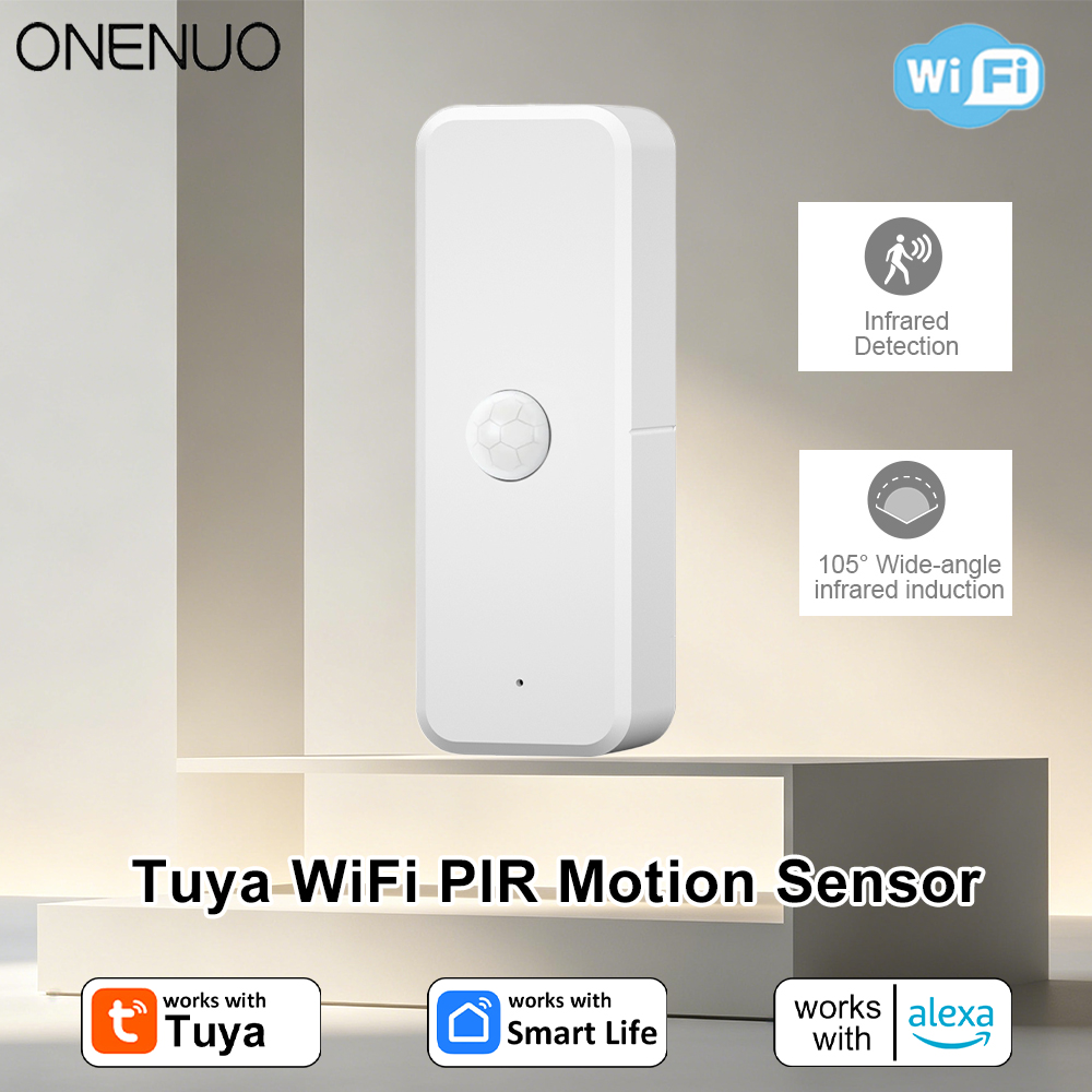 Home Security News - 新しいTuya WiFi PIRモーション検知器人体赤外線誘導センサーホームセキュリティアラームスマートライフAPPアラートはAlexaと連携します