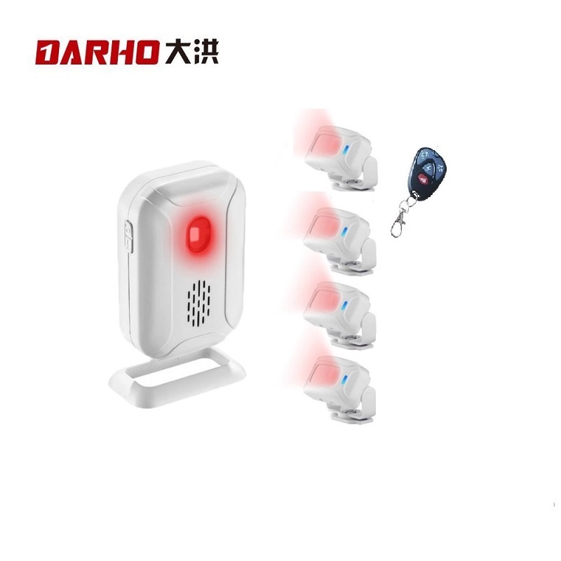 Home Security Bell - Darho ショップストアホームセキュリティウェルカムチャイムドアベルワイヤレス赤外線 PIR モーションセンサー検出器アラームベルエントリーアラートセンサー