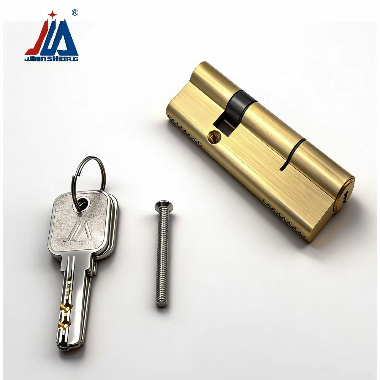 Home Security Door - 真鍮製ドアロックシリンダー、アンチピックセキュリティロックコア、30/60分割カムロック、アルミ/UPVCドア用、ホームセキュリティハードウェア
