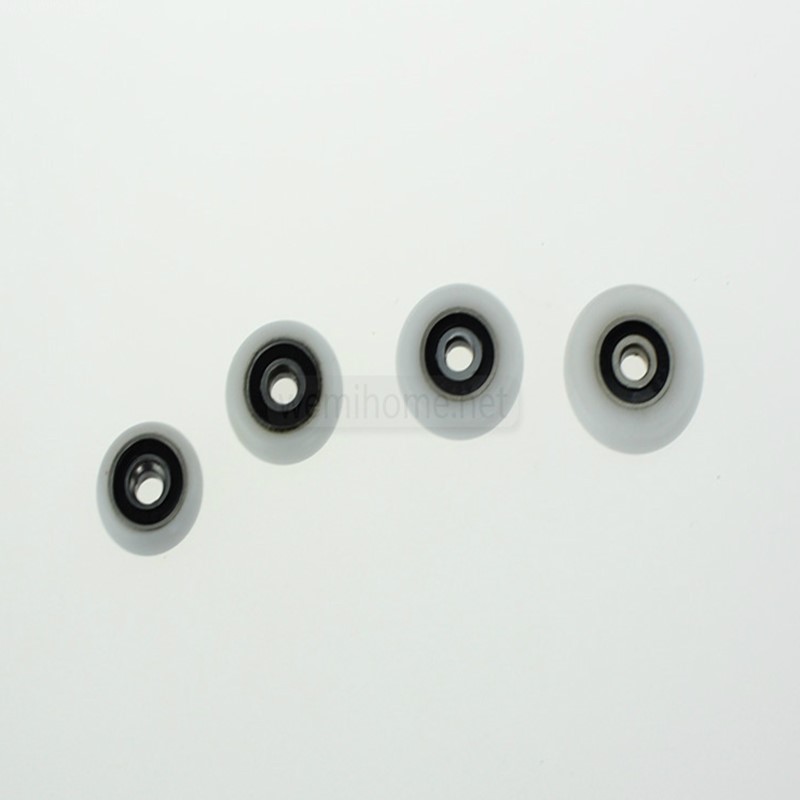 Home Security Door Reinforcement Lock - スライディングシャワードアローラープーリー、バスルームベアリングランナー、直径19mm、20mm、22mm、23mm、25mm、27mm、10個セット