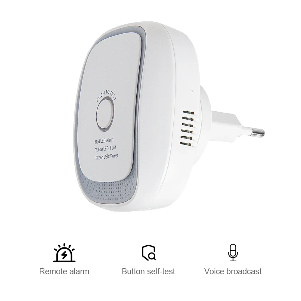 HEIMAN Zigbee Tuya 可燃性ガスセンサー 天 - Home Security Alarm のレビューと価格