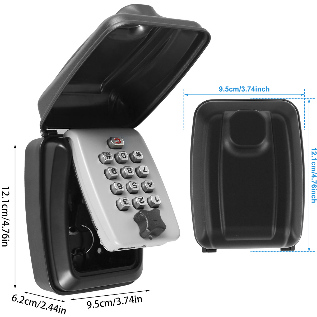 キーロックボックス 壁掛け秘密コード セキュリティキー金庫  - Home Security News のレビューと価格