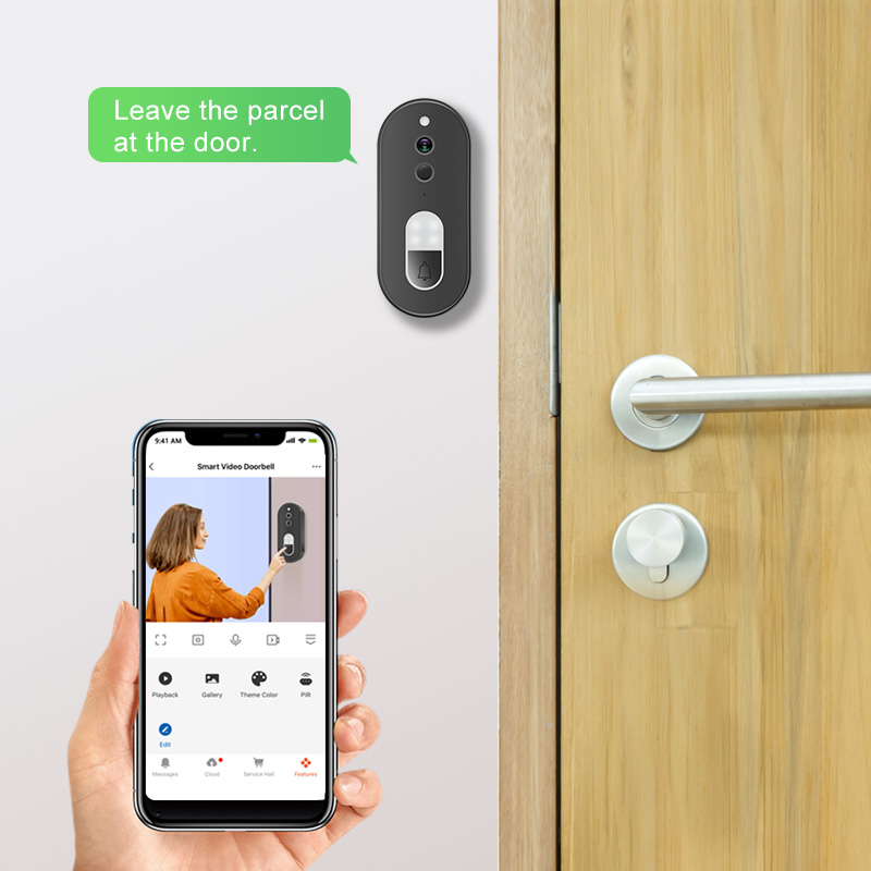Tuya 1080P HD ワイヤレス WiFi ビデオドア - Home Security Bell のレビューと価格