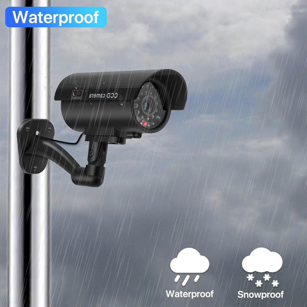 太陽電池パネルシミュレーション監視カメラ、屋外ダミーカメラ、 - Home Security Lights のレビューと価格