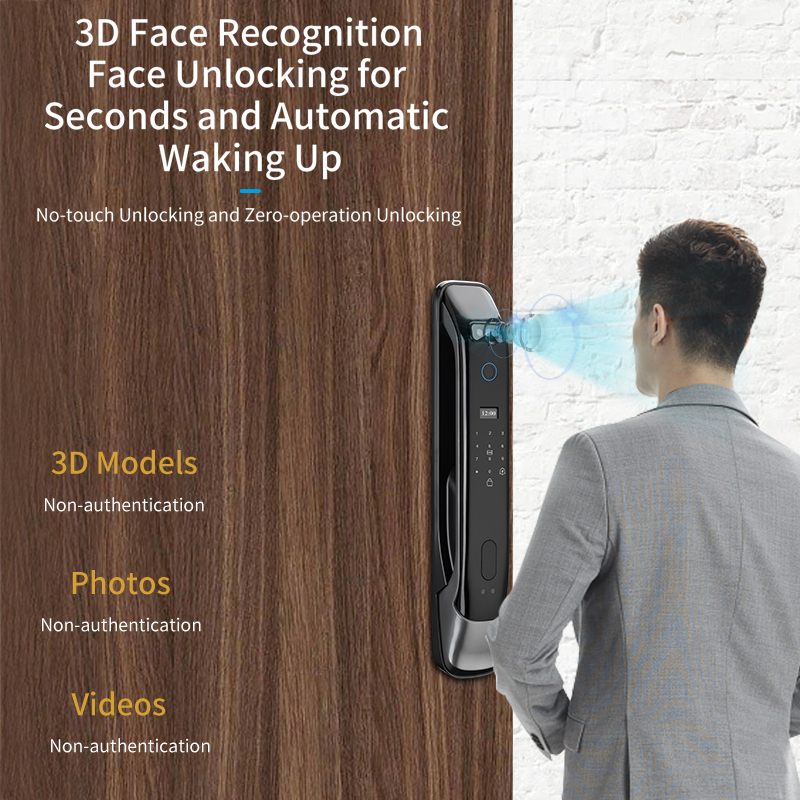 XSDTS DF03 3D顔認証 Wi-Fiリモートコントロ - Home Security Door のレビューと価格
