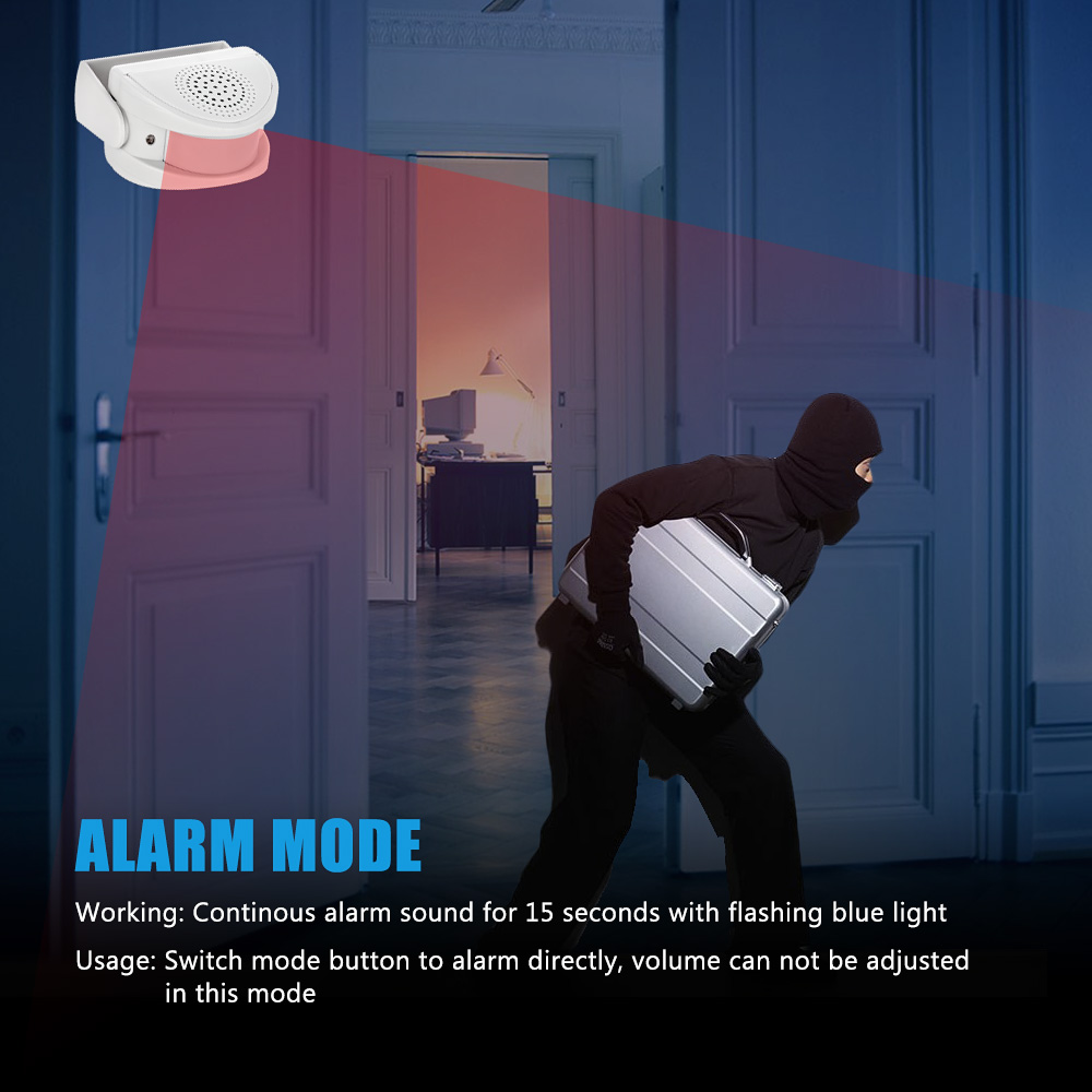 ウェルカムチャイムベルショップ用 32 メロディーワイヤレス - Home Security Bell のレビューと価格
