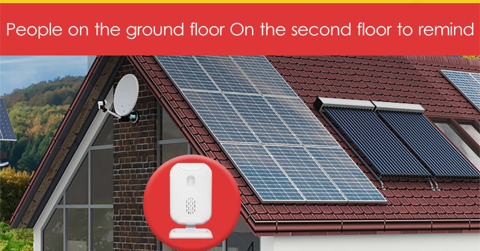 Darho ワイヤレスドアベル 36 着信音 4 色 LED - Home Security Beams のレビューと価格