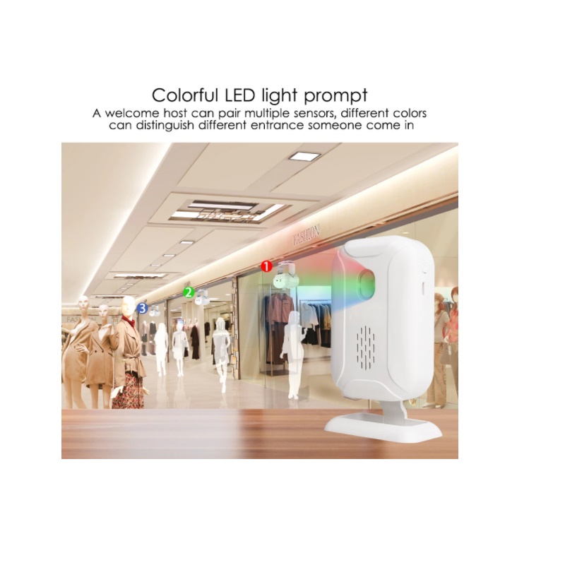 Darho ワイヤレスドアベル 36 着信音 4 色 LED - Home Security Beams のレビューと価格