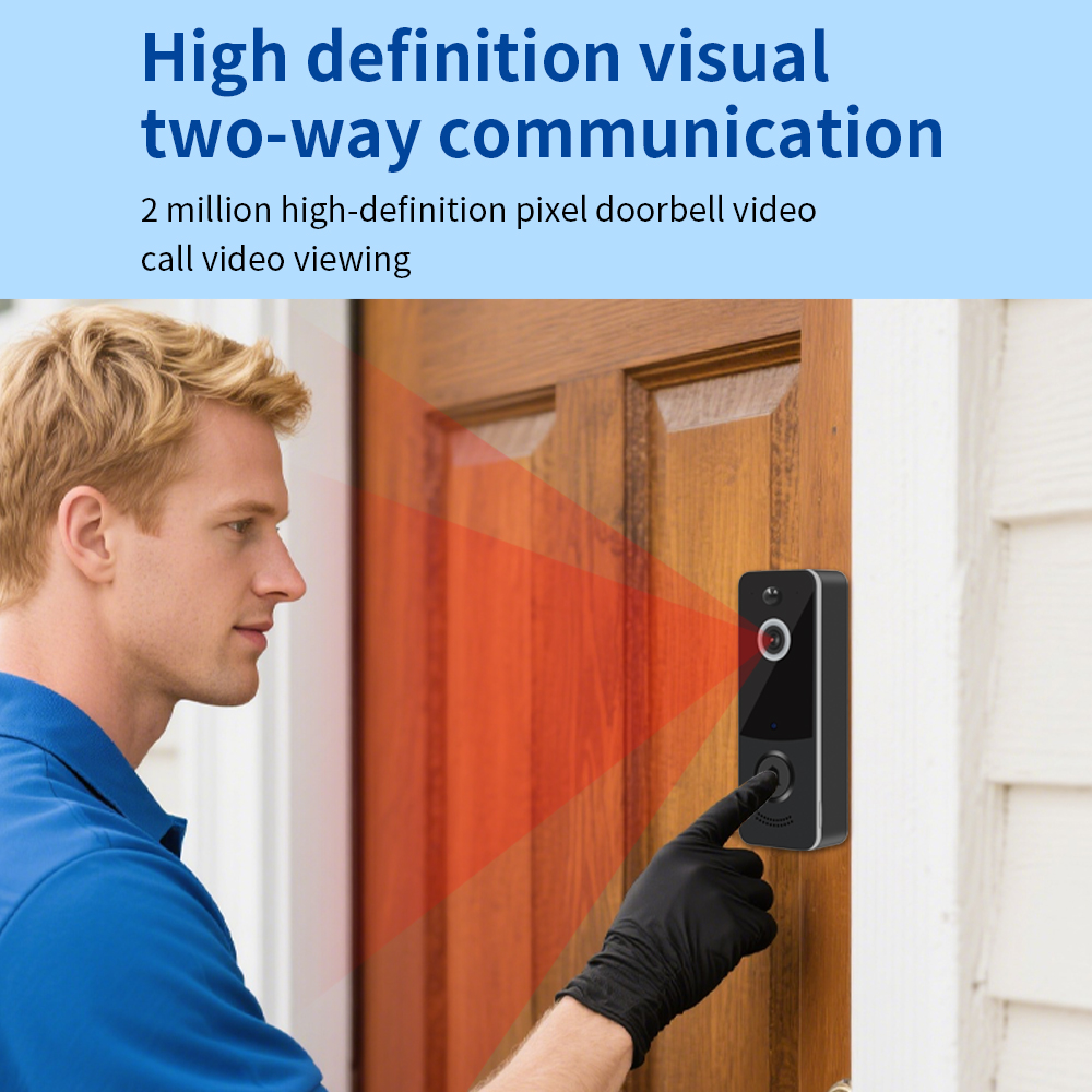 1080P WIFI ビデオドアベル TTLOCK アプリス - Home Security Bell のレビューと価格