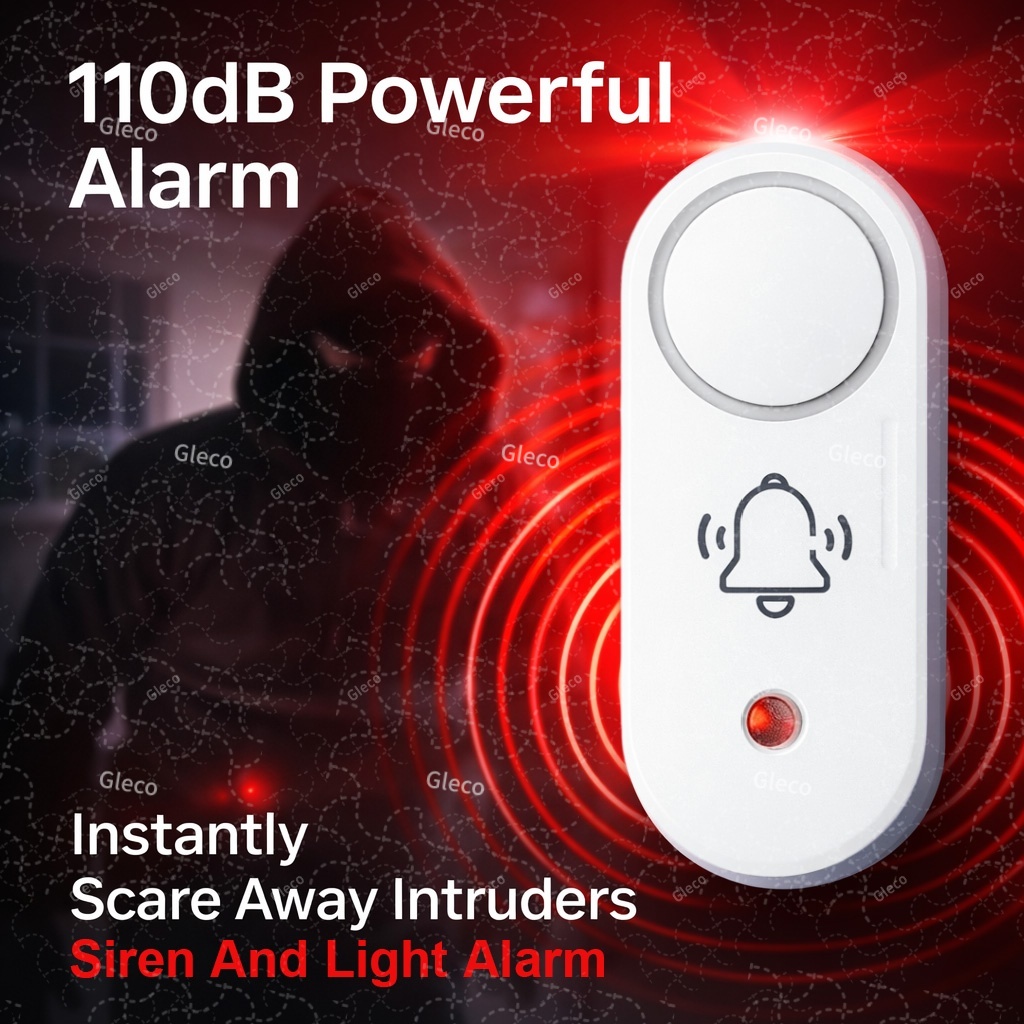 オプションの振動検出サウンドストロボライト付き Zigbee - Home Security Lights のレビューと価格