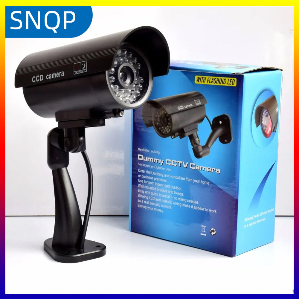 SNQP フェイクカメラ ダミー 防水セキュリティCCTV監 - Home Security Lights のレビューと価格