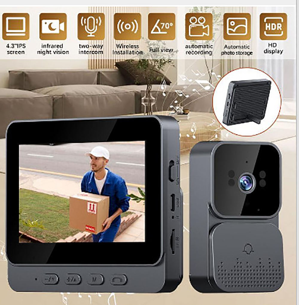    ドアベルカメラ、4G対応ビデオインターホン、暗視機能 - Home Security News のレビューと価格