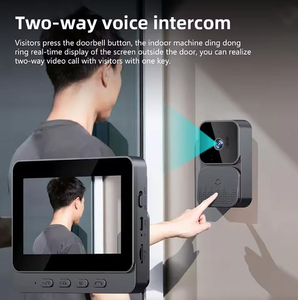    ドアベルカメラ、4G対応ビデオインターホン、暗視機能 - Home Security News のレビューと価格