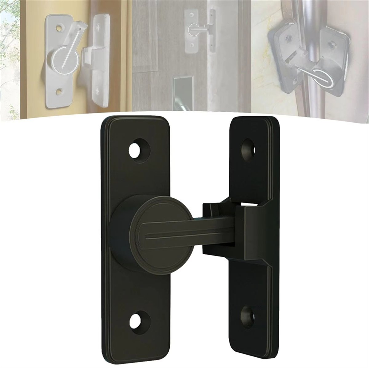 A72P ドア用 90度高耐久セキュリティ盗難防止強化ロック - Home Security Door Reinforcement Lock のレビューと価格