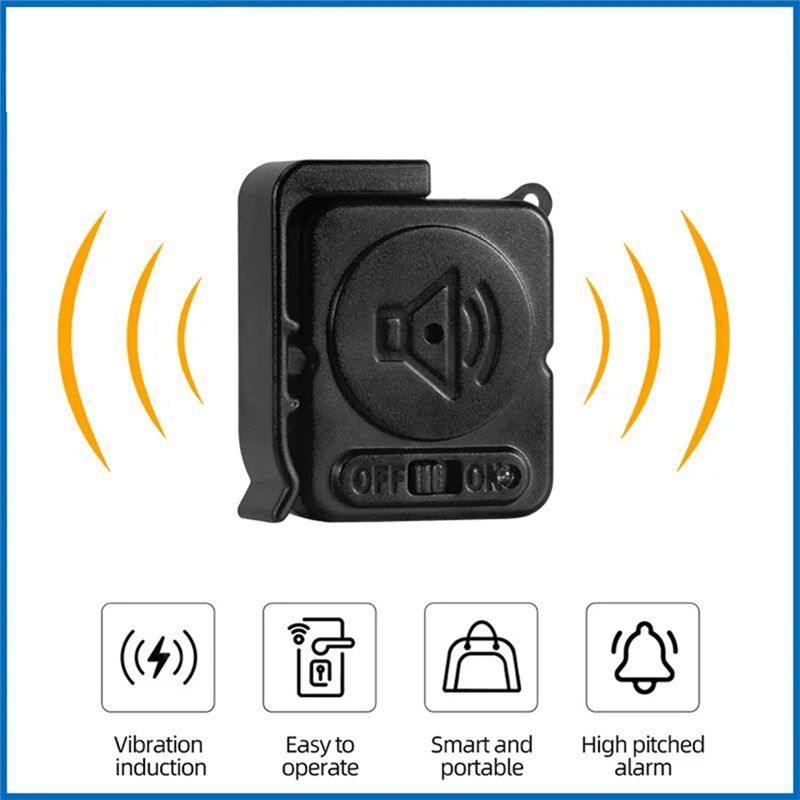 フル振動アラームセンサー 120dB 超薄型検知器 家庭用窓 - Home Security Door のレビューと価格