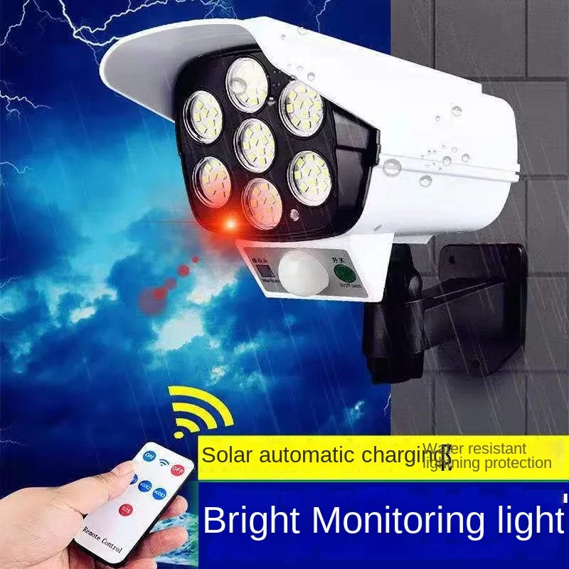 屋外ソーラーライトモーションセンサーセキュリティダミーカメラ - Home Security Lights のレビューと価格