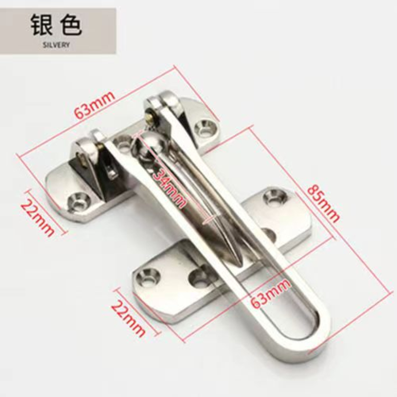 耐久性のあるステンレス製盗難防止ドアセーフティチェーンボルト - Home Security Door Reinforcement Lock のレビューと価格