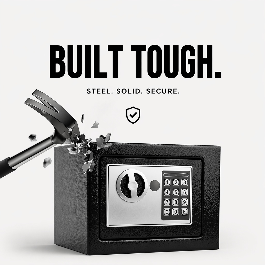 全鋼製電子デジタルキーパッドセーフボックスデュアルパスワード - Home Security Features のレビューと価格