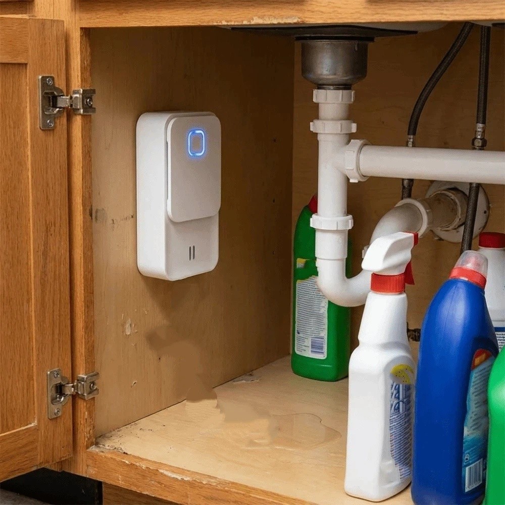Wi-Fi接続対応の浸水センサー。コンパクトな設計で、2つの - Home Security Alarm のレビューと価格