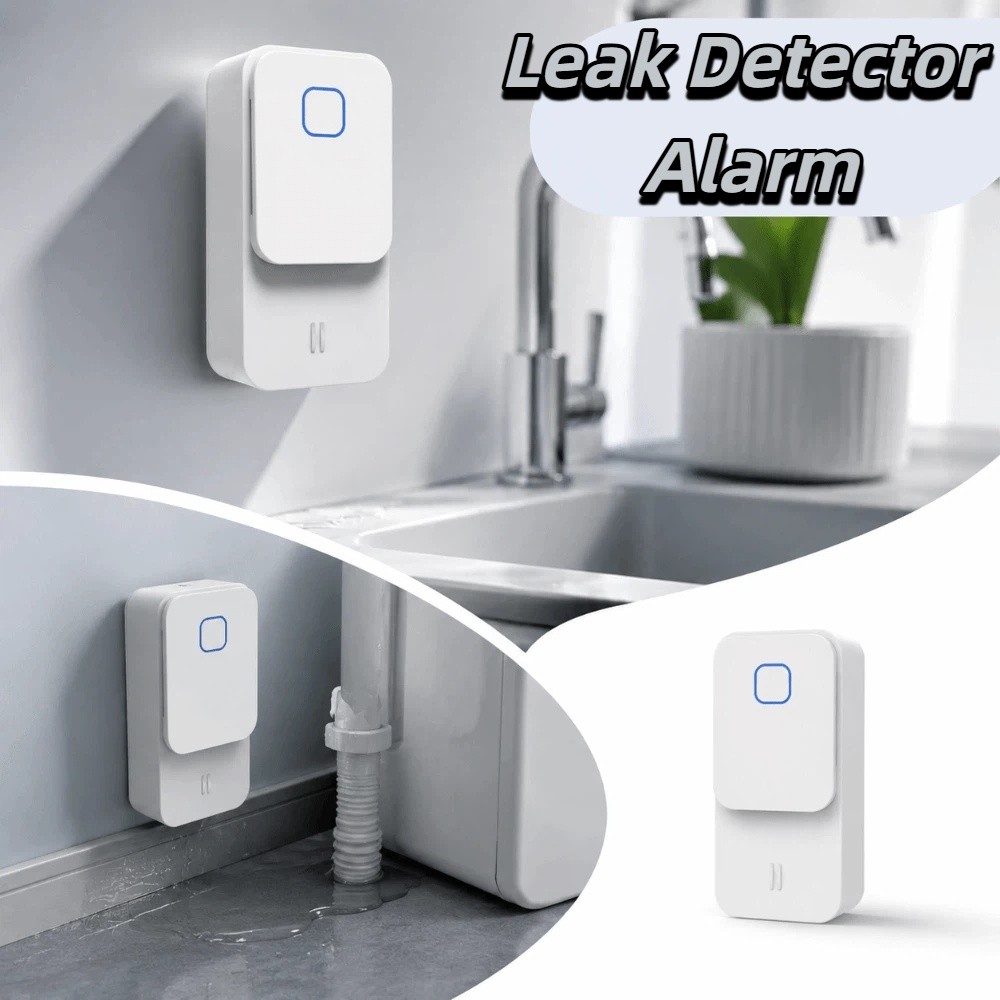 Wi-Fi接続対応の浸水センサー。コンパクトな設計で、2つの - Home Security Alarm のレビューと価格