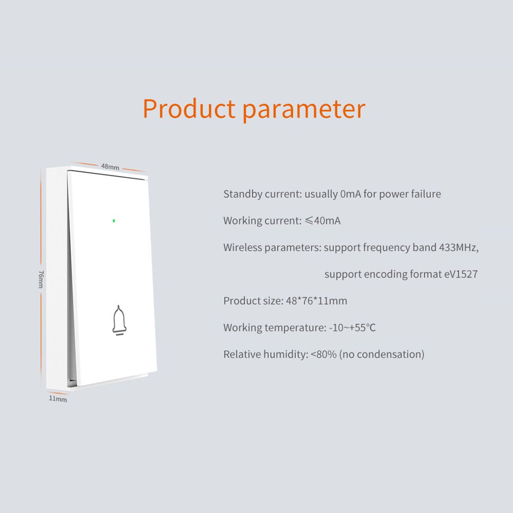Stanilot-コネクテッドホーム用ドアベル,ワイヤレス, - Home Security Bell のレビューと価格