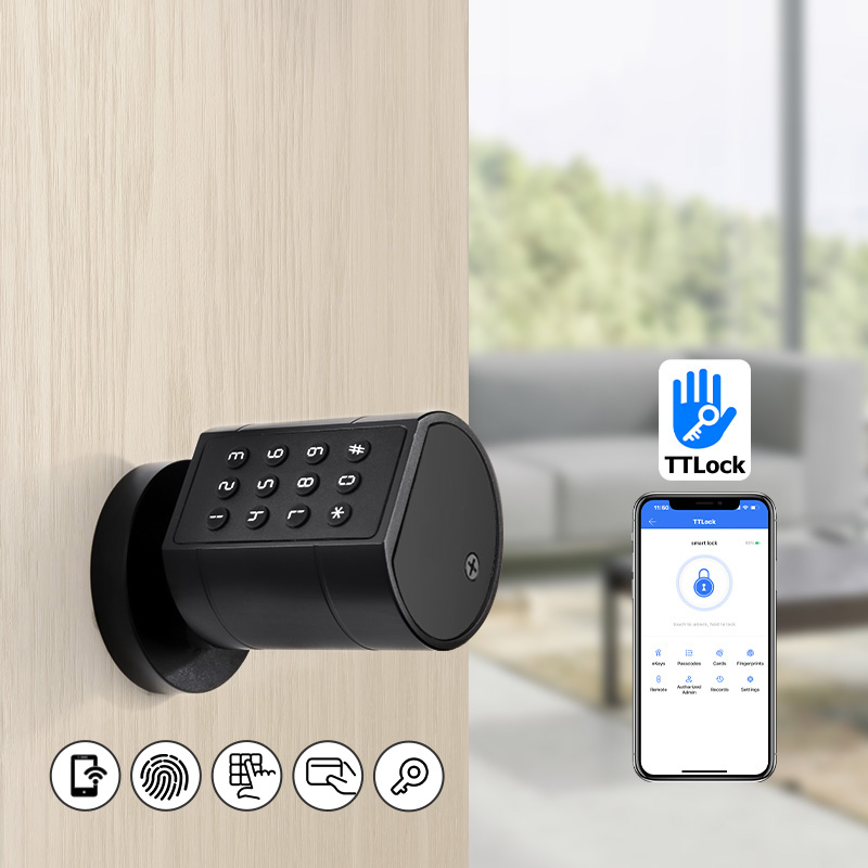 スマートユーロ円筒ドアロック ttlock アプリキーレスセ - Home Security Features のレビューと価格