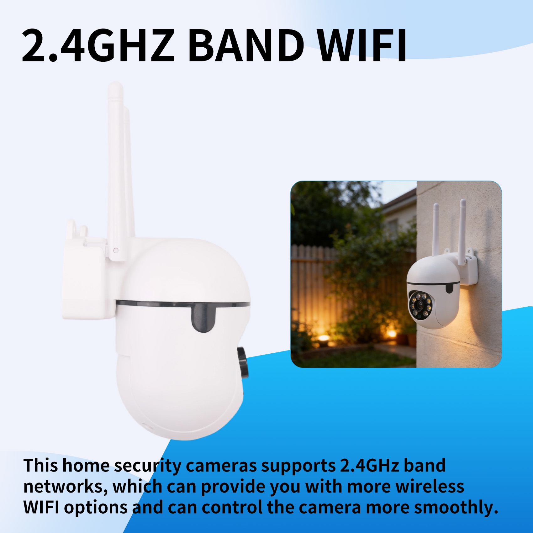 DT23 1080P WiFiセキュリティカメラ 屋外ドーム - Home Security Flood Lights のレビューと価格