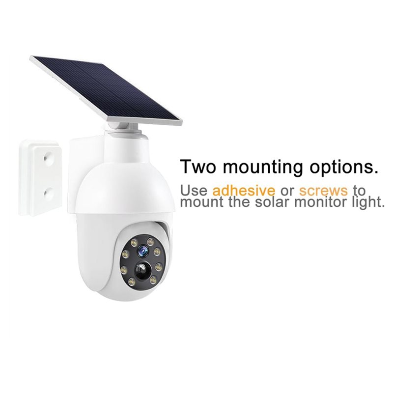 2X ソーラーパワーアナログ監視センサーライト、点滅する赤色 - Home Security Lights のレビューと価格