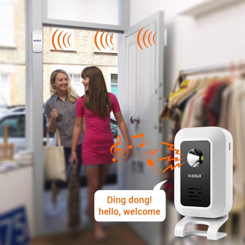 Kerui m7モーションセンサーセキュリティアラーム32曲 - Home Security Lights のレビューと価格