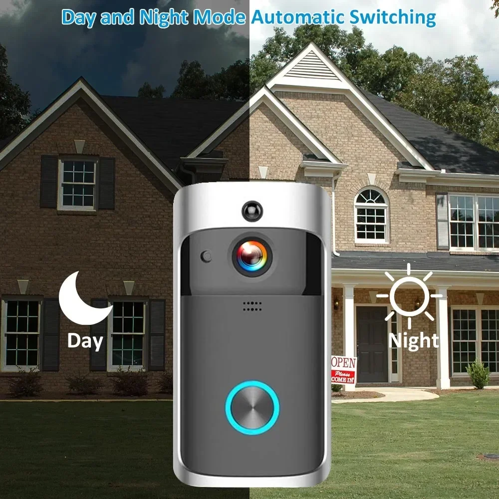 720P HDスマートホーム対応、ワイヤレスWi-Fiドアベ - Home Security Bell のレビューと価格