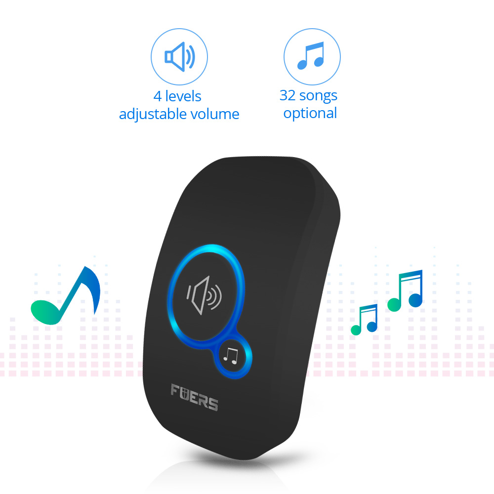 Fuers ワイヤレスドアベルホームウェルカムスマートドアベ - Home Security Bell のレビューと価格