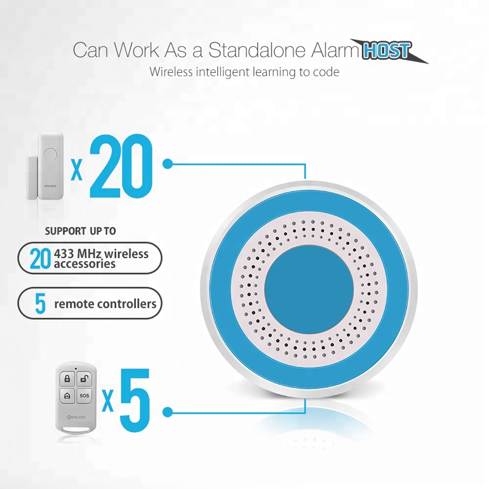 ワイヤレス音と光,433mhz,siren 100db,スタ - Home Security Lights のレビューと価格
